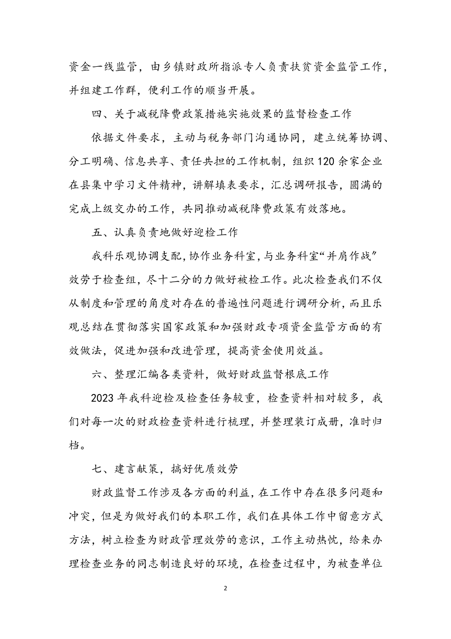 2023年财政局财政监督工作总结2.docx_第2页