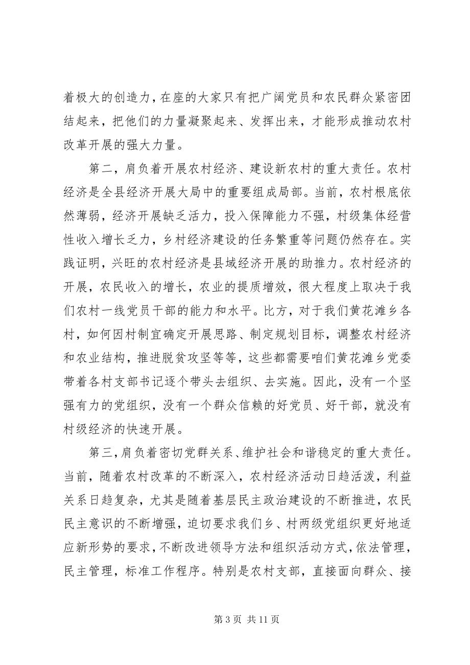 2023年县委常委政法委书记两学一做党课讲稿.docx_第3页