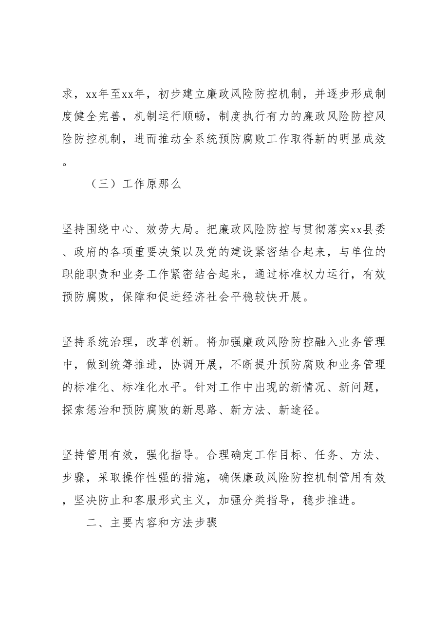 2023年工程项目廉政风险点的排摸和防控工作实施方案 3.doc_第2页