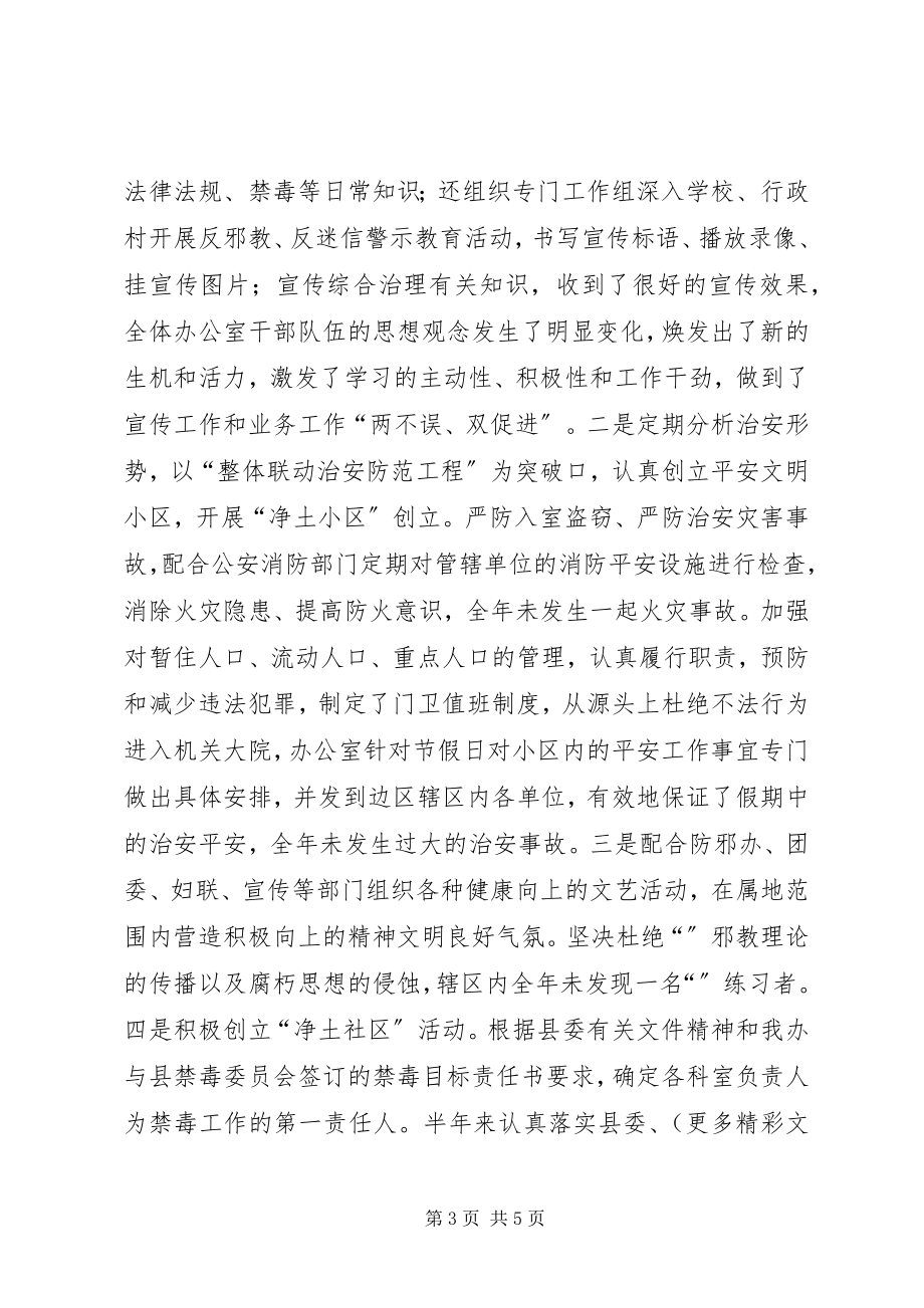 2023年办公室某某某社会治安综合治理工作总结新编.docx_第3页