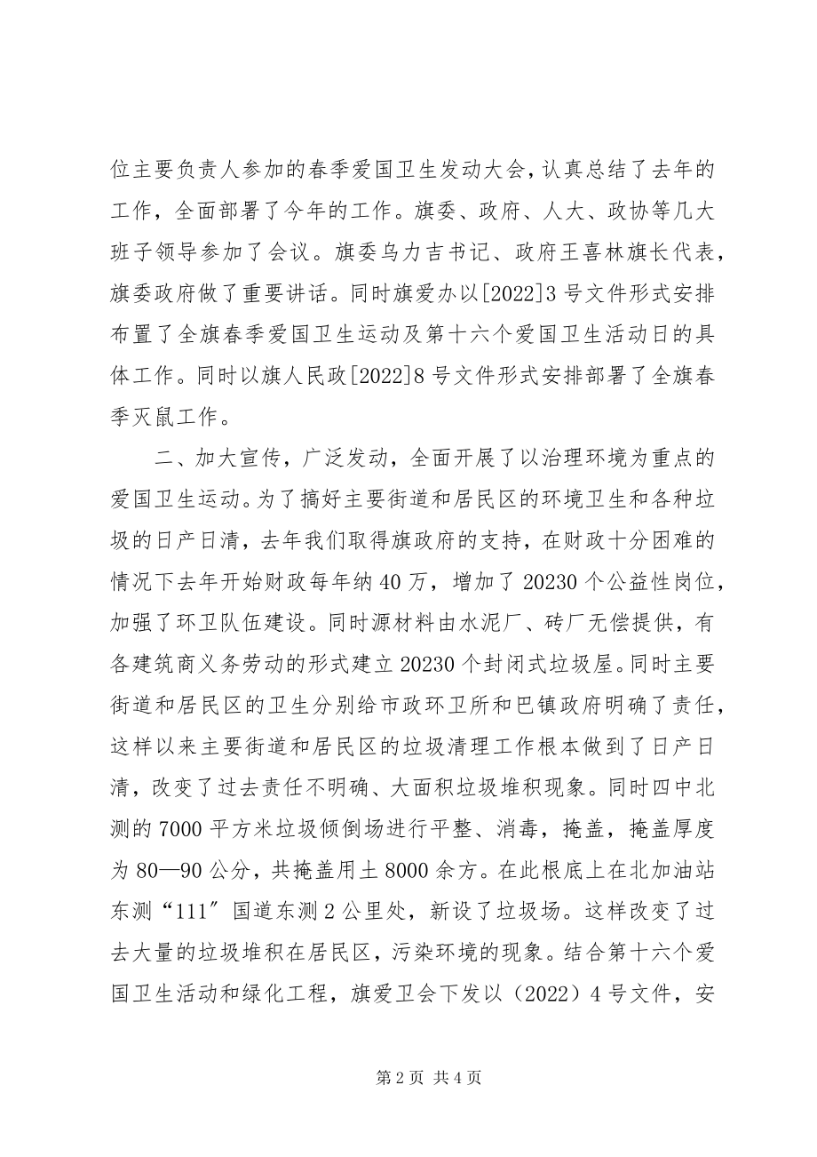 2023年爱国卫生运动委员会工作总结新编.docx_第2页