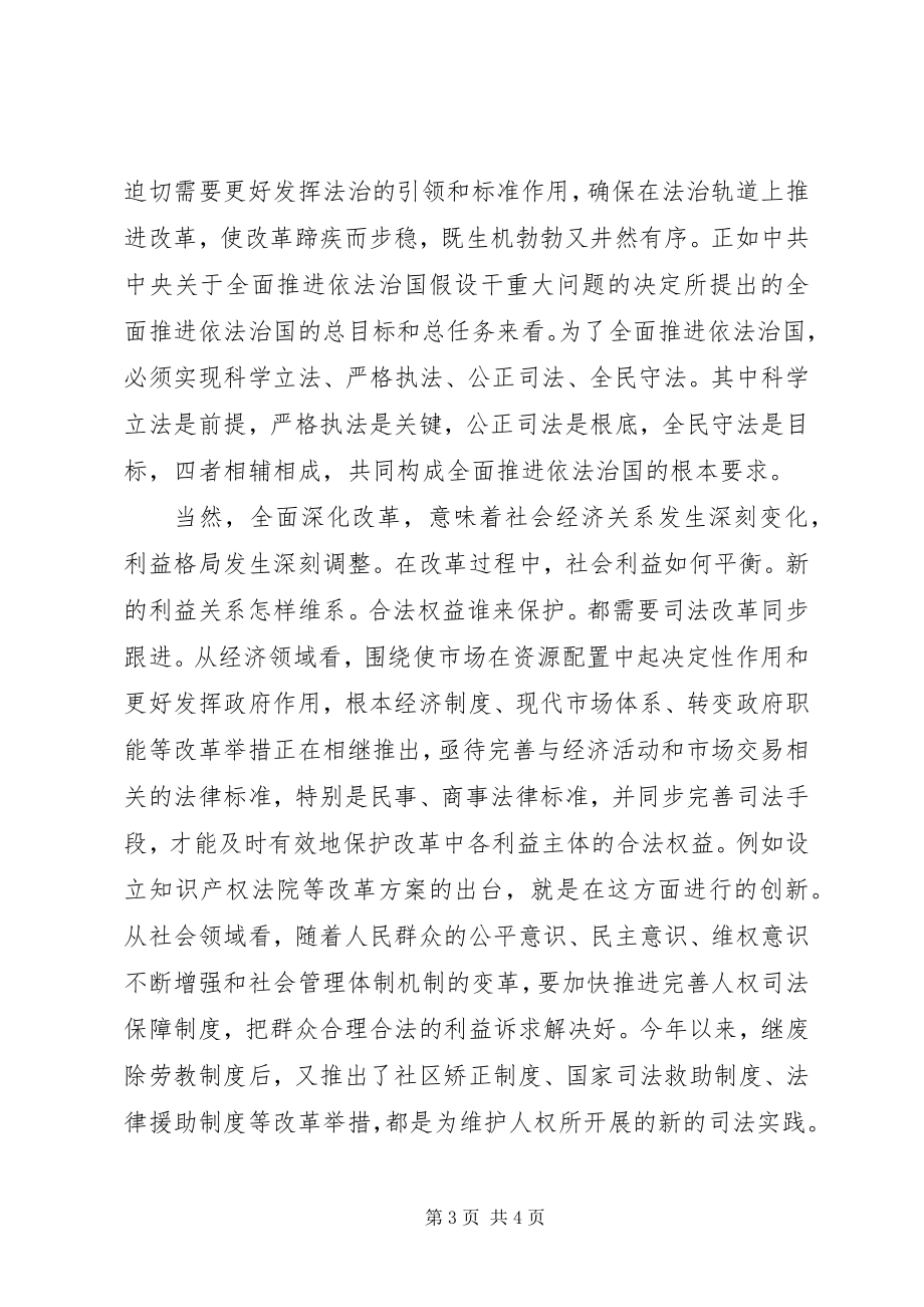 2023年学习十八届四中全会依法治国决议的体会.docx_第3页