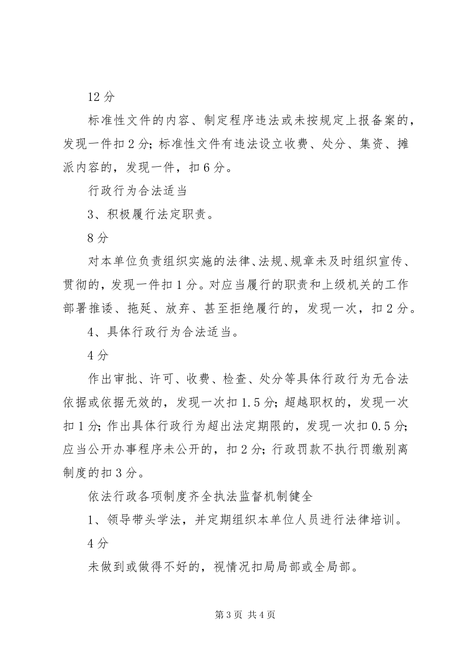 2023年××乡人民政府行政执法责任制度体系考评标准新编.docx_第3页