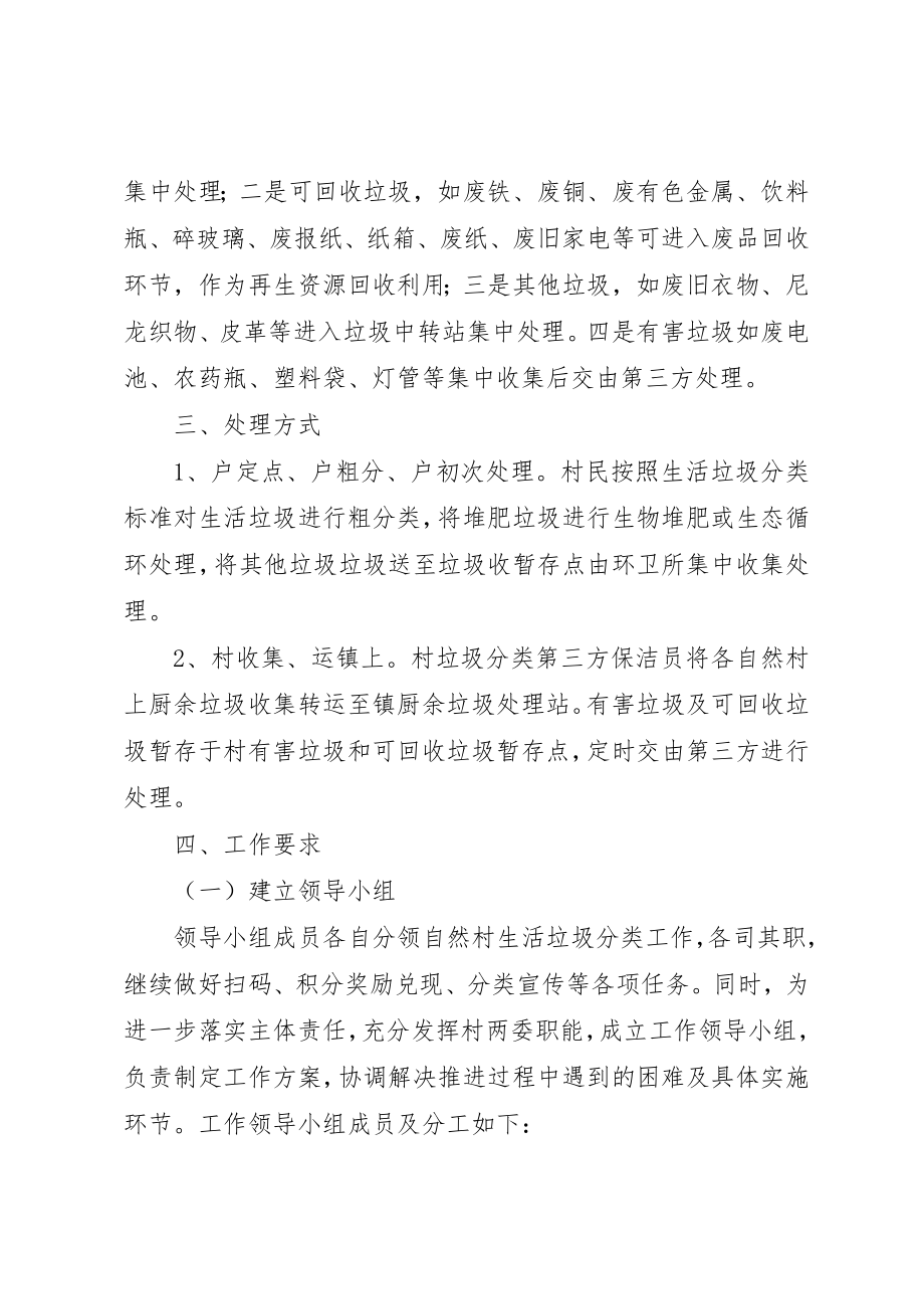 2023年村级生活垃圾分类实施方案新编.docx_第2页