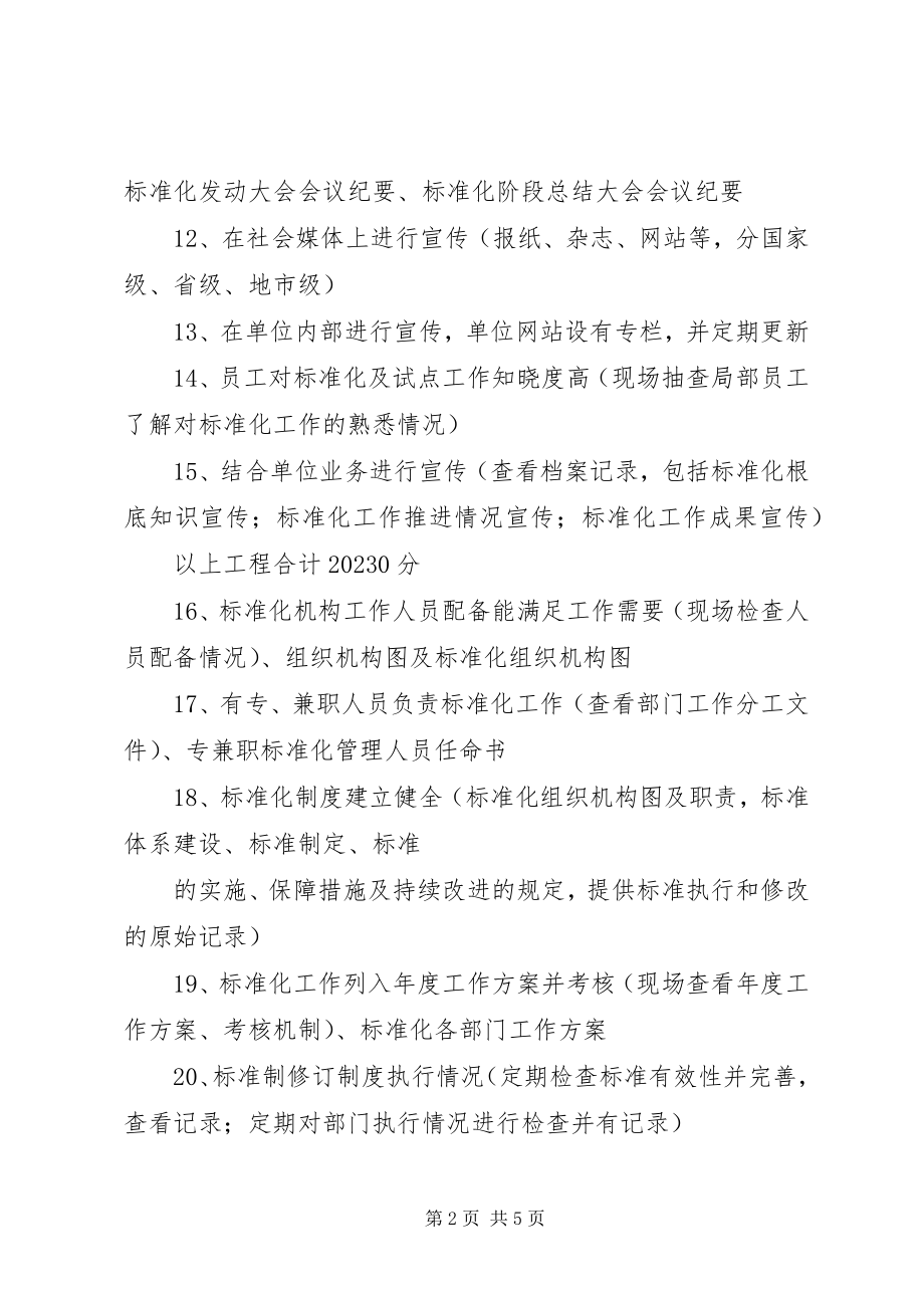 2023年标准化试点企业汇报材料样板清单新编.docx_第2页