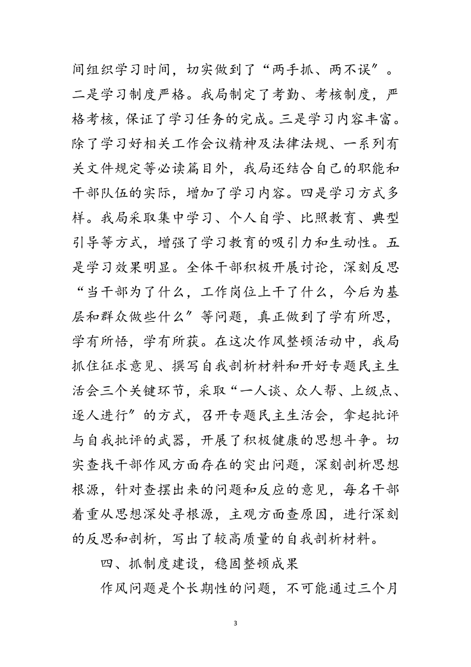 2023年统计局第二阶段作风整顿活动总结范文.doc_第3页