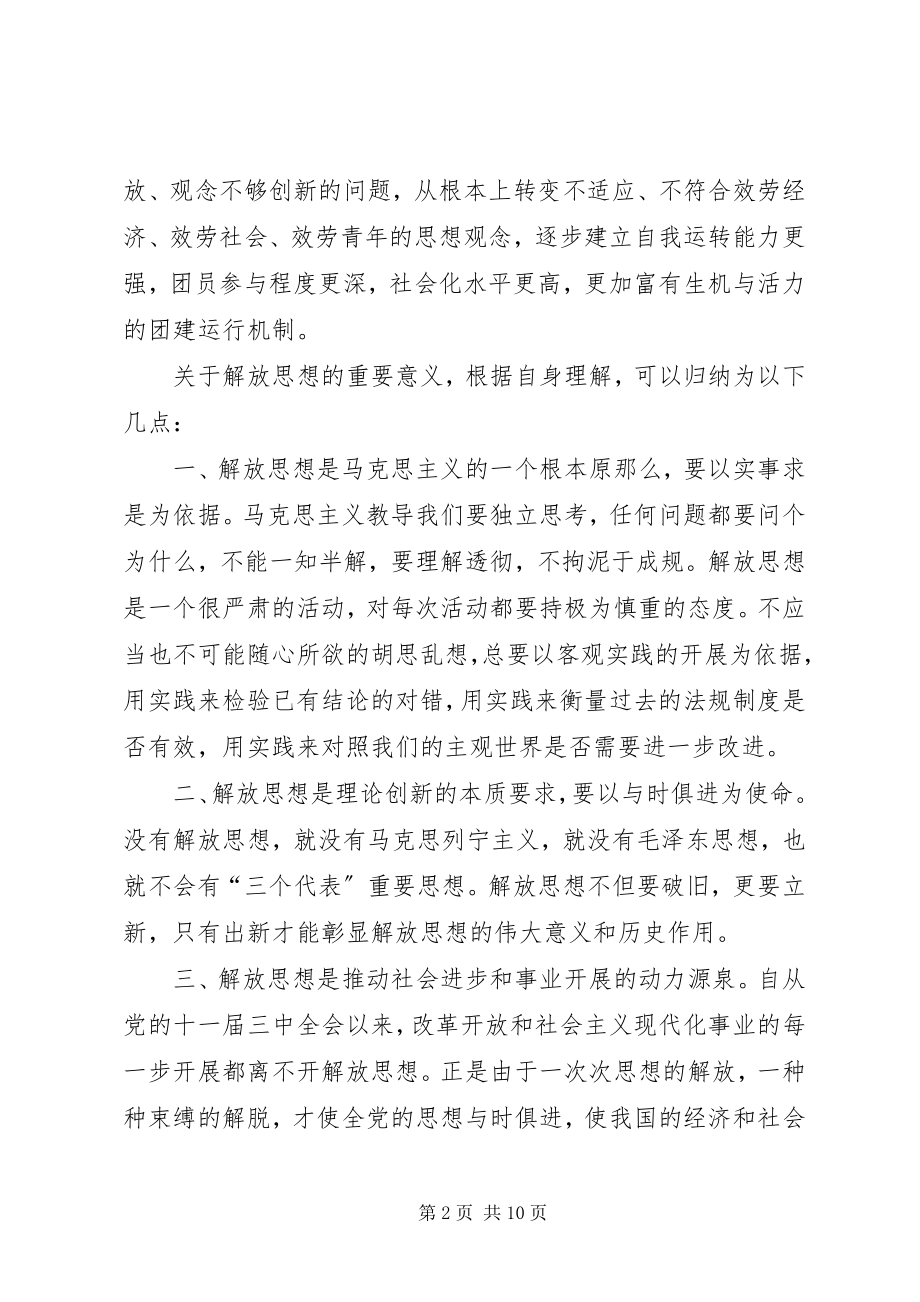 2023年优秀学习解放思想大讨论活动心得体会2.docx_第2页