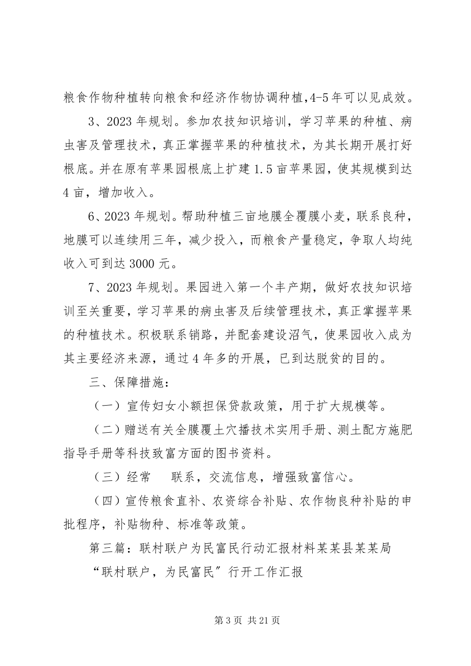 2023年板桥镇联村联户为民富民行动汇报新编.docx_第3页