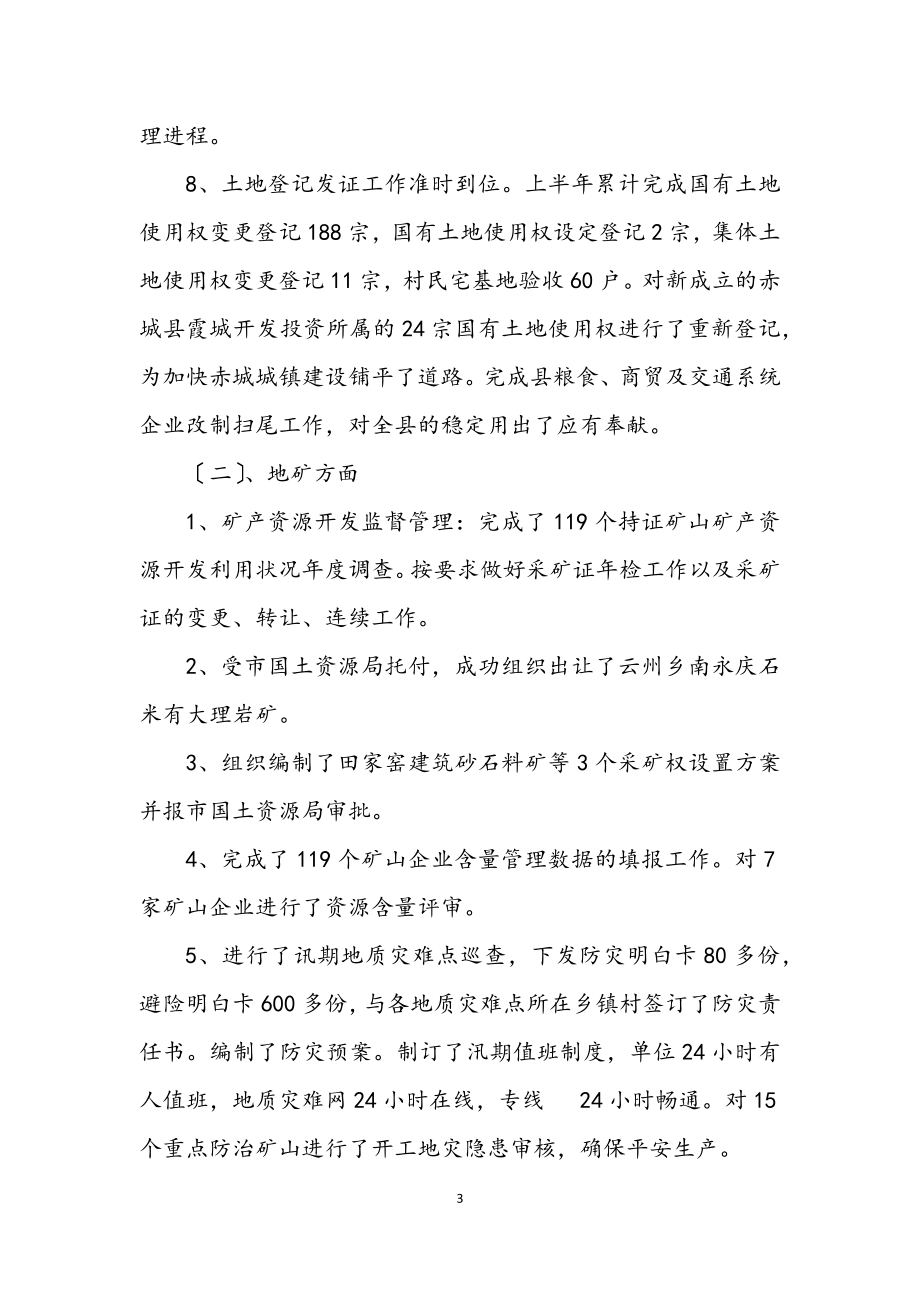 2023年国土局保增长惠民生半年工作总结.docx_第3页