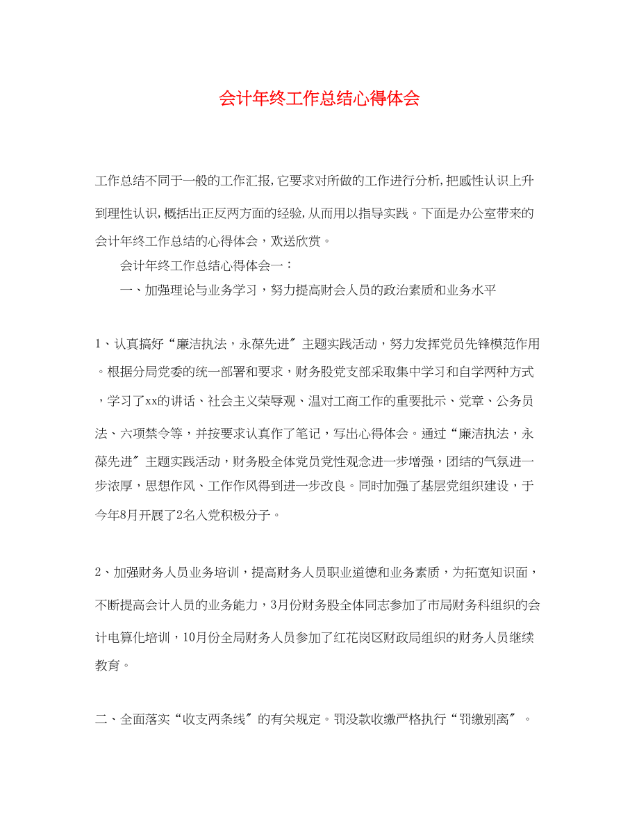 2023年会计终工作总结心得体会.docx_第1页