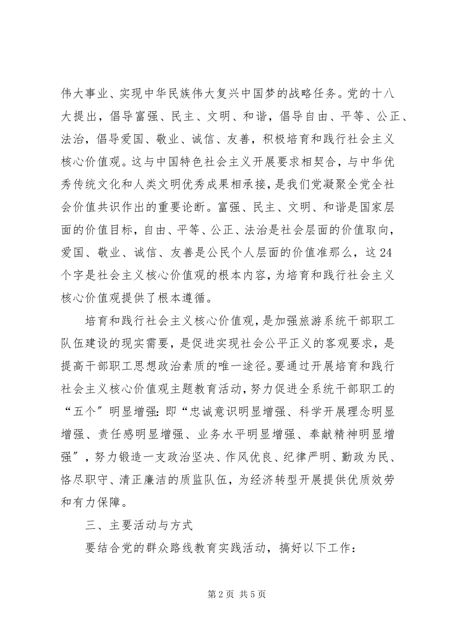 2023年县旅游局践行社会主义核心价值观活动实施方案.docx_第2页