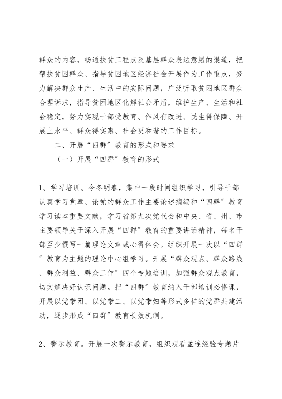 2023年四群教育的五个一活动方案 3.doc_第2页