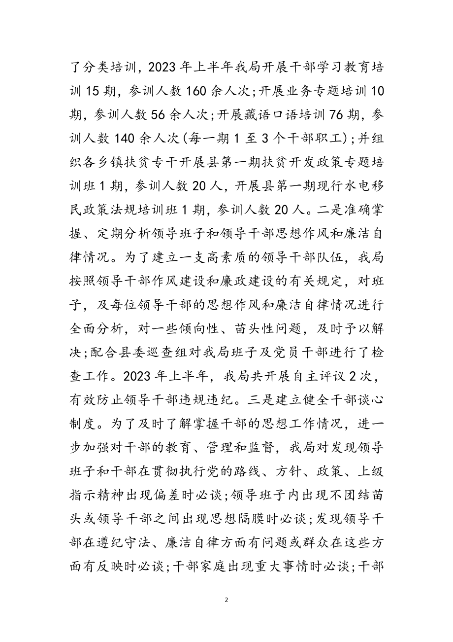 2023年年干部监管半年总结范文.doc_第2页