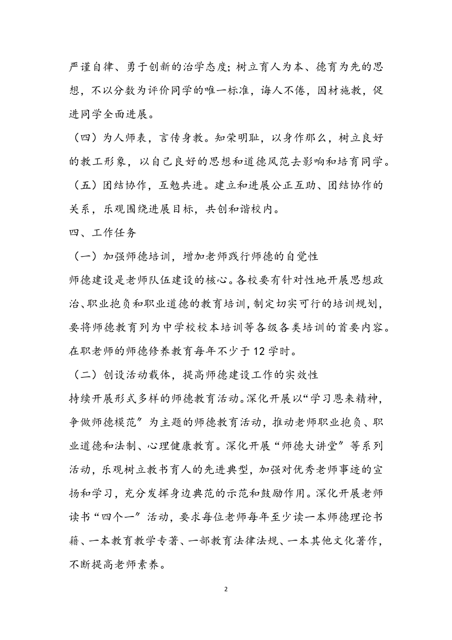 2023年关于加强师德建设工作意见.docx_第2页