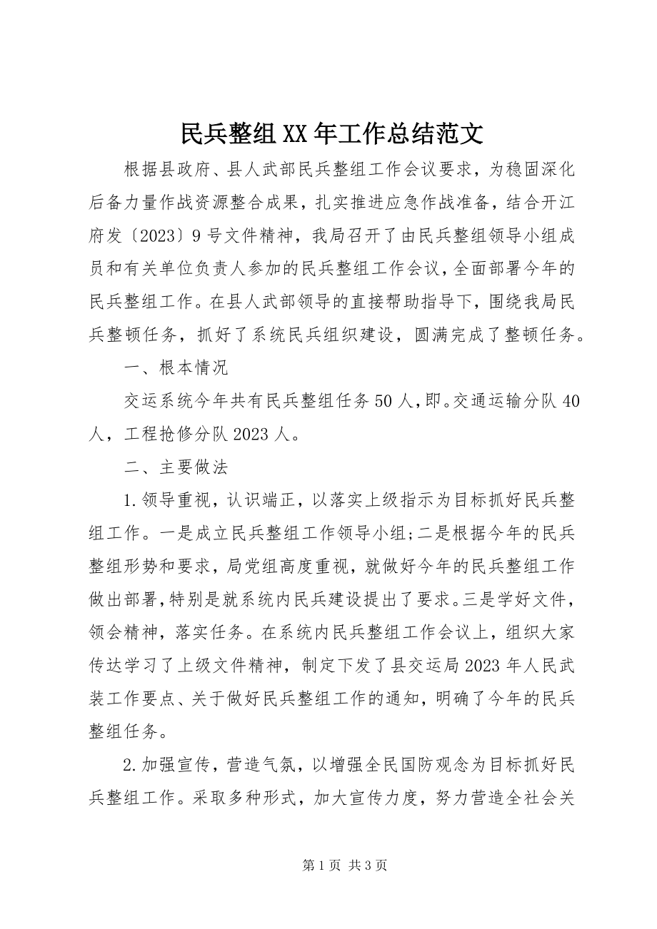 2023年民兵整组工作总结3.docx_第1页