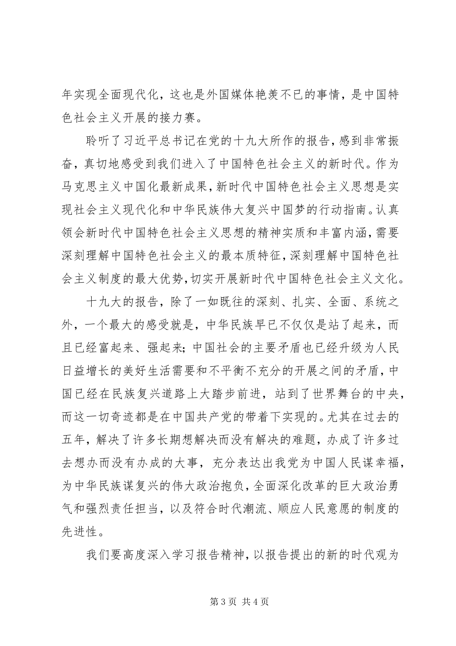 2023年学习十九大的心得体会.docx_第3页