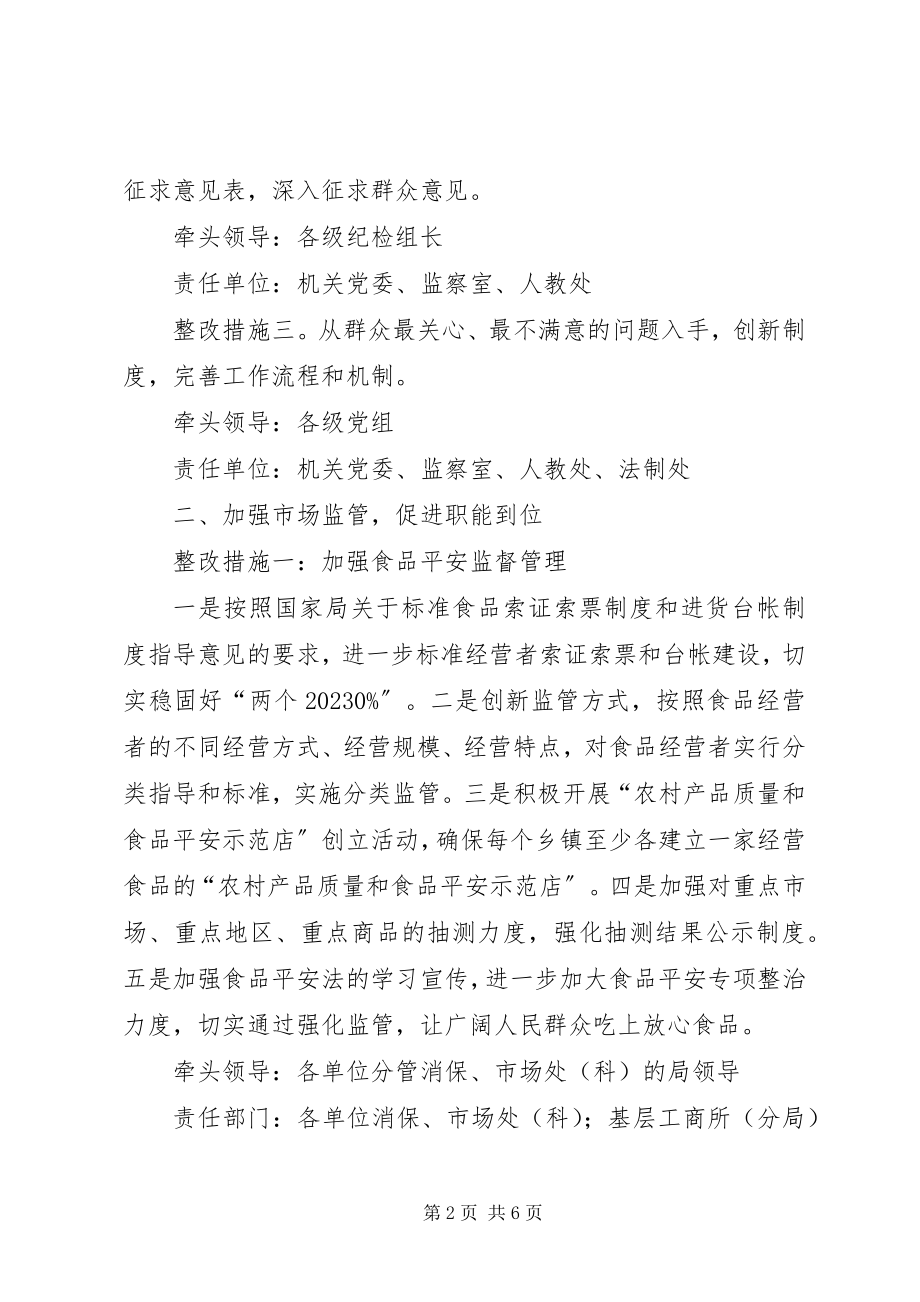 2023年工商局民主评议机关作风整改方案.docx_第2页