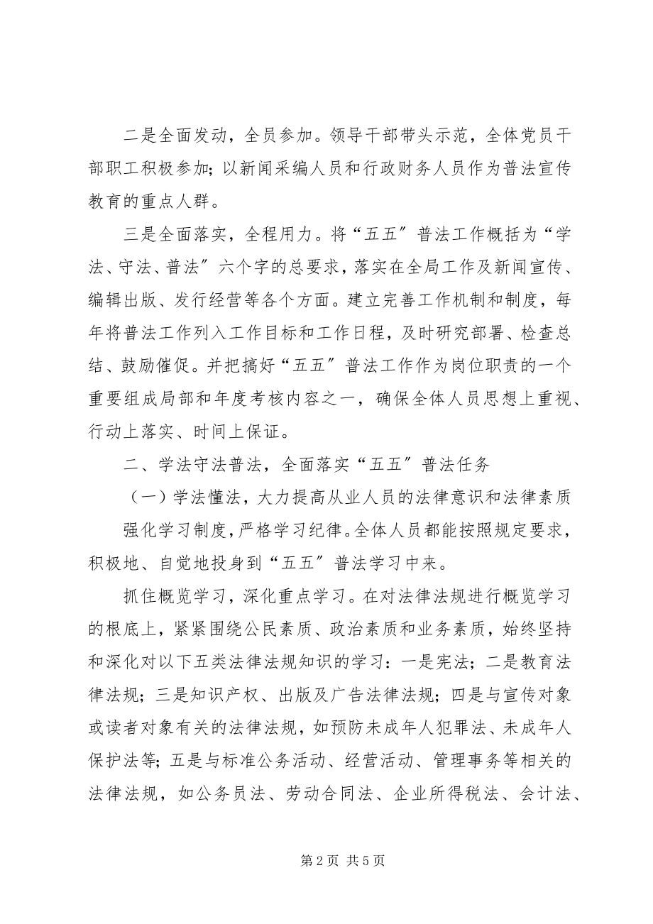 2023年省教育宣传中心“五五”普法工作总结.docx_第2页