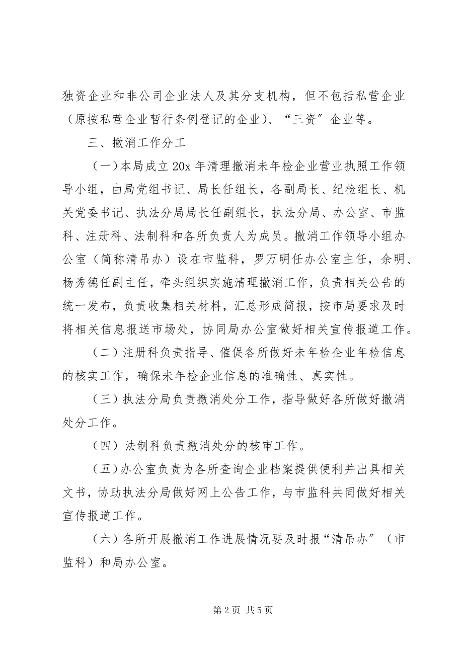 2023年企业营业执照工作实施意见.docx_第2页