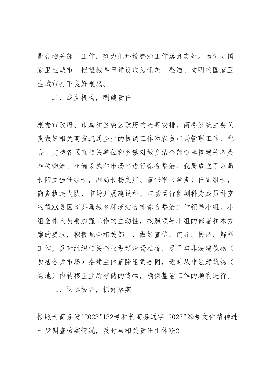 2023年关于配合做好我区城乡结合部环境整治工作的实施方案.doc_第2页