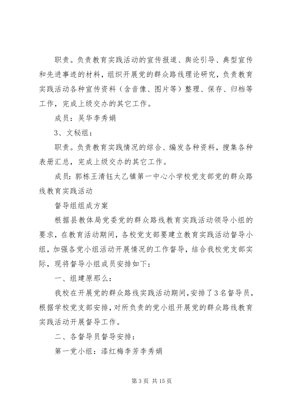 2023年群众路线教育实践活动领导小组办公室组成方案.docx_第3页