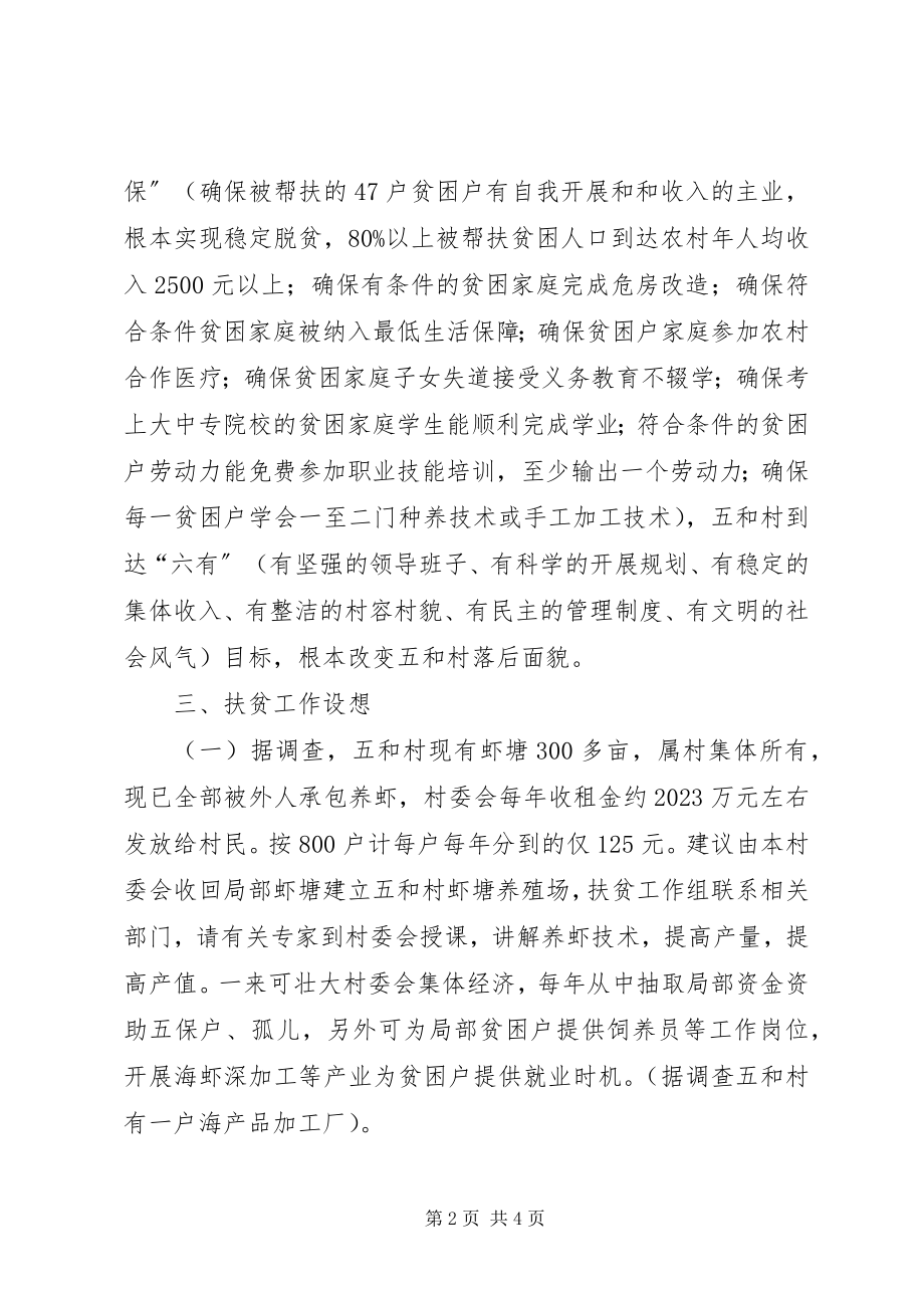 2023年供电局某年帮扶村扶贫开发规划方案.docx_第2页