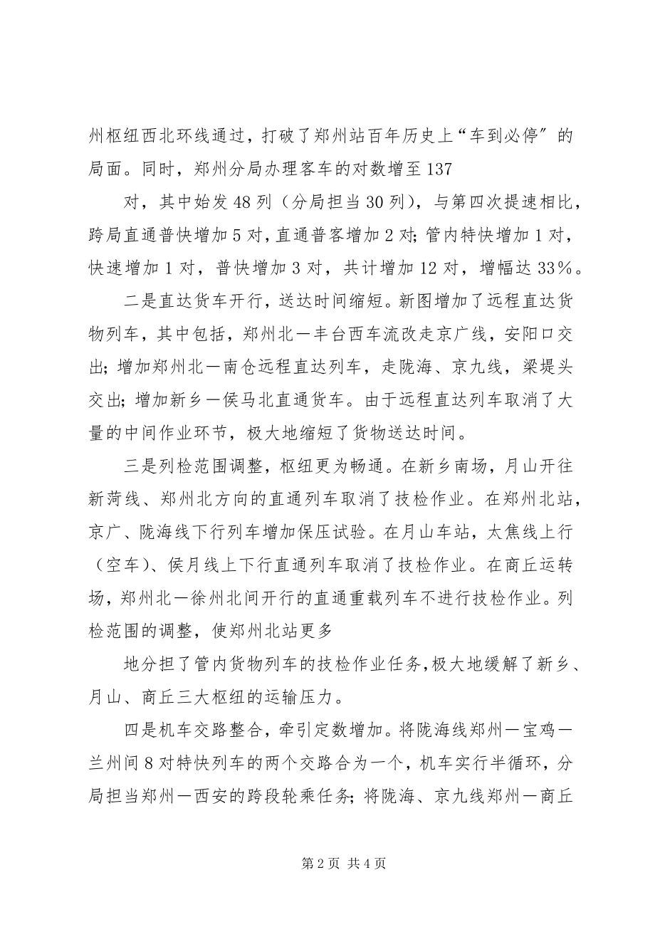 2023年铁路第六次提速心得体会.docx_第2页