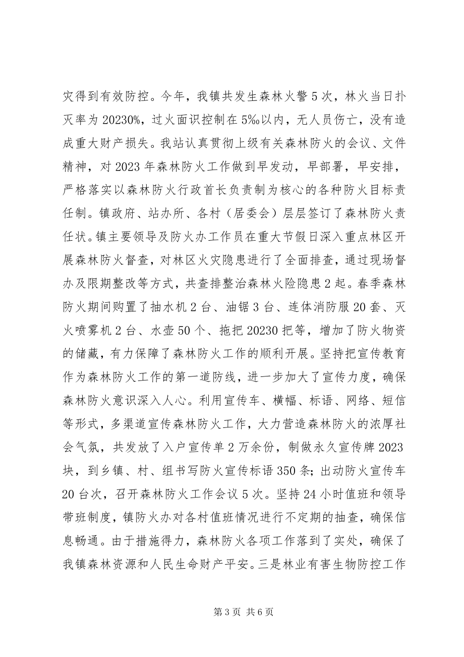 2023年乡镇林业站年度工作总结.docx_第3页