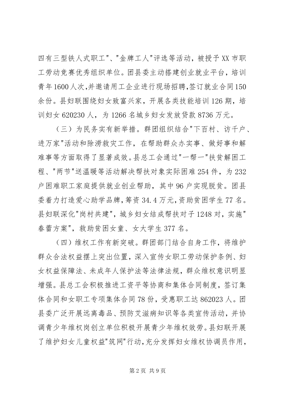 2023年群团工作会议讲话稿.docx_第2页