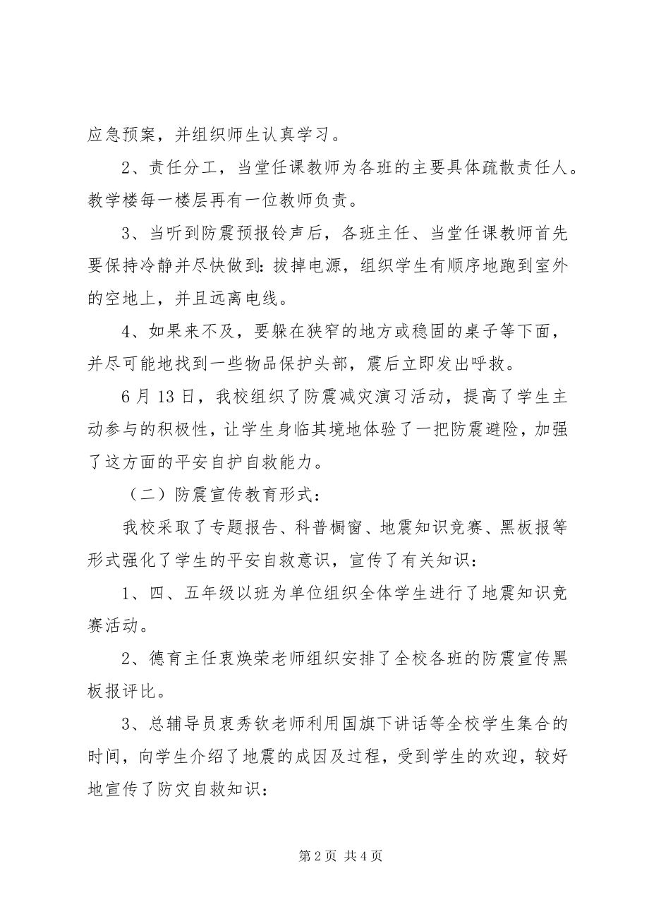 2023年防震减灾宣传活动工作总结.docx_第2页