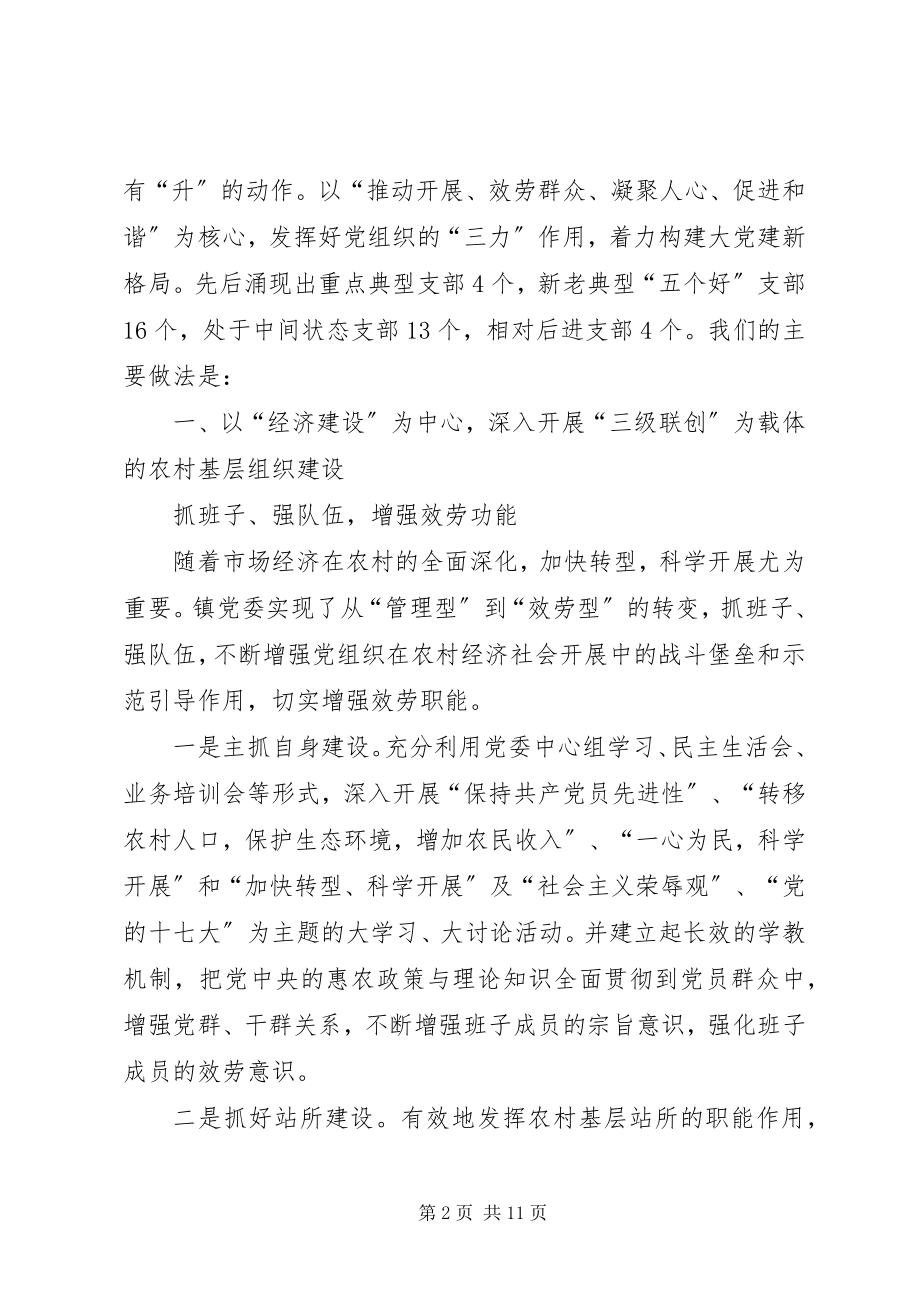 2023年乡镇党委基层组织建设工作总结.docx_第2页