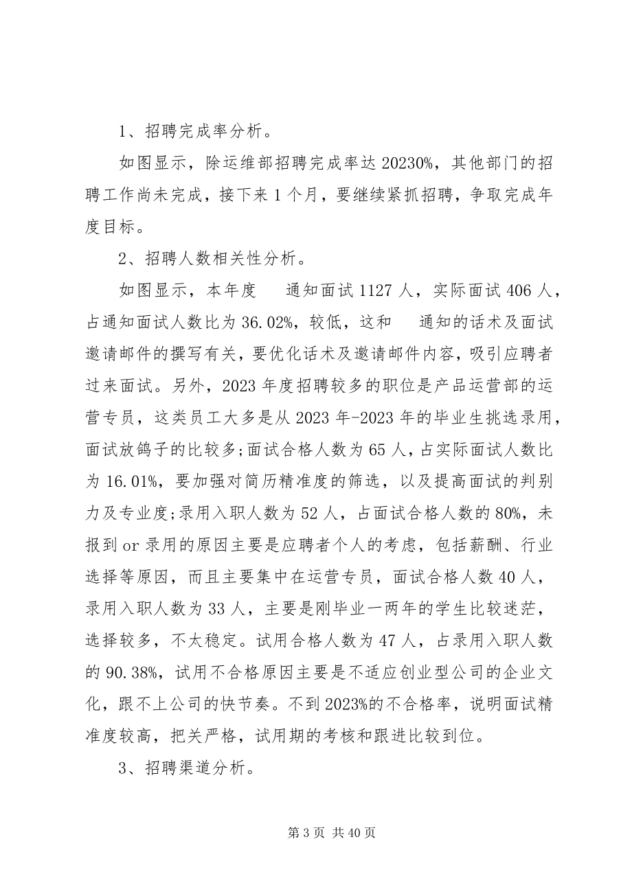 2023年公司人力资源部年终工作总结五篇.docx_第3页