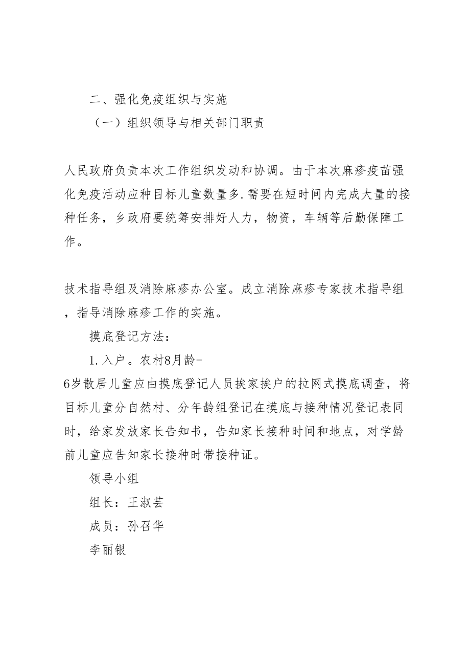 2023年麻疹疫苗强化免疫活动实施方案五篇范文.doc_第2页