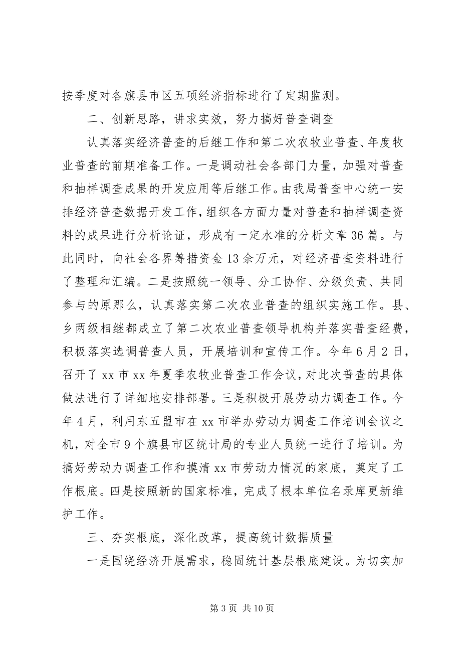 2023年市统计局上半年工作总结.docx_第3页