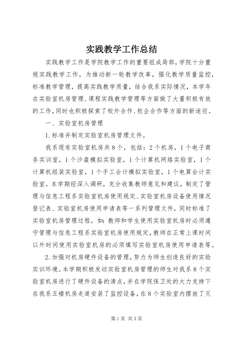 2023年实践教学工作总结.docx_第1页