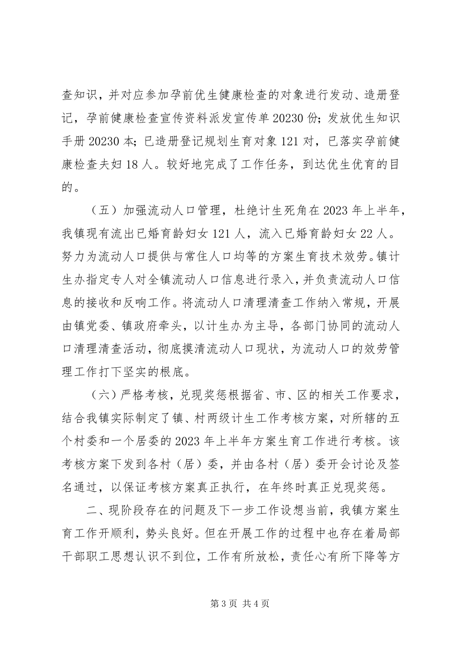 2023年乡镇上半年计划生育工作总结.docx_第3页