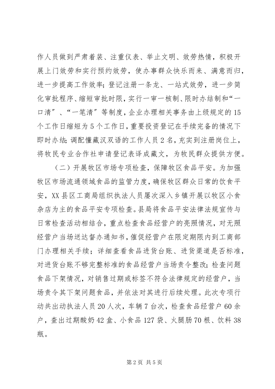 2023年市场管理组创建民族团结进步先进区工作汇报.docx_第2页