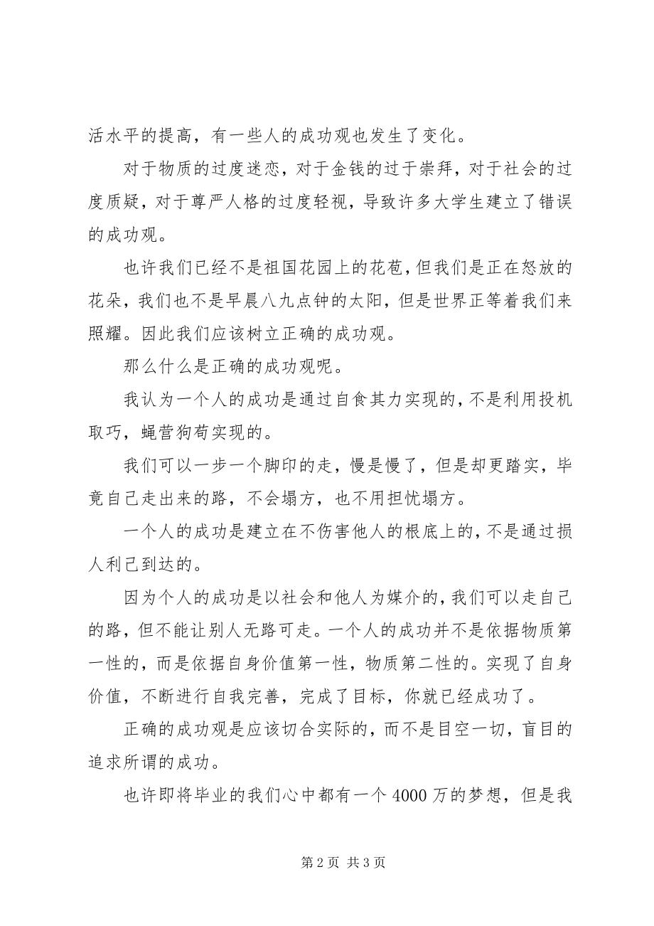 2023年成功话题的演讲稿.docx_第2页