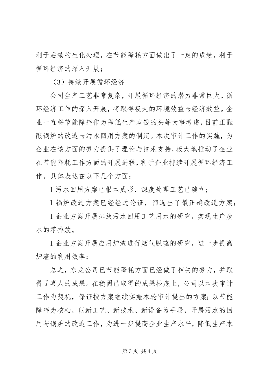 2023年企业循环经济审计工作总结材料总结.docx_第3页