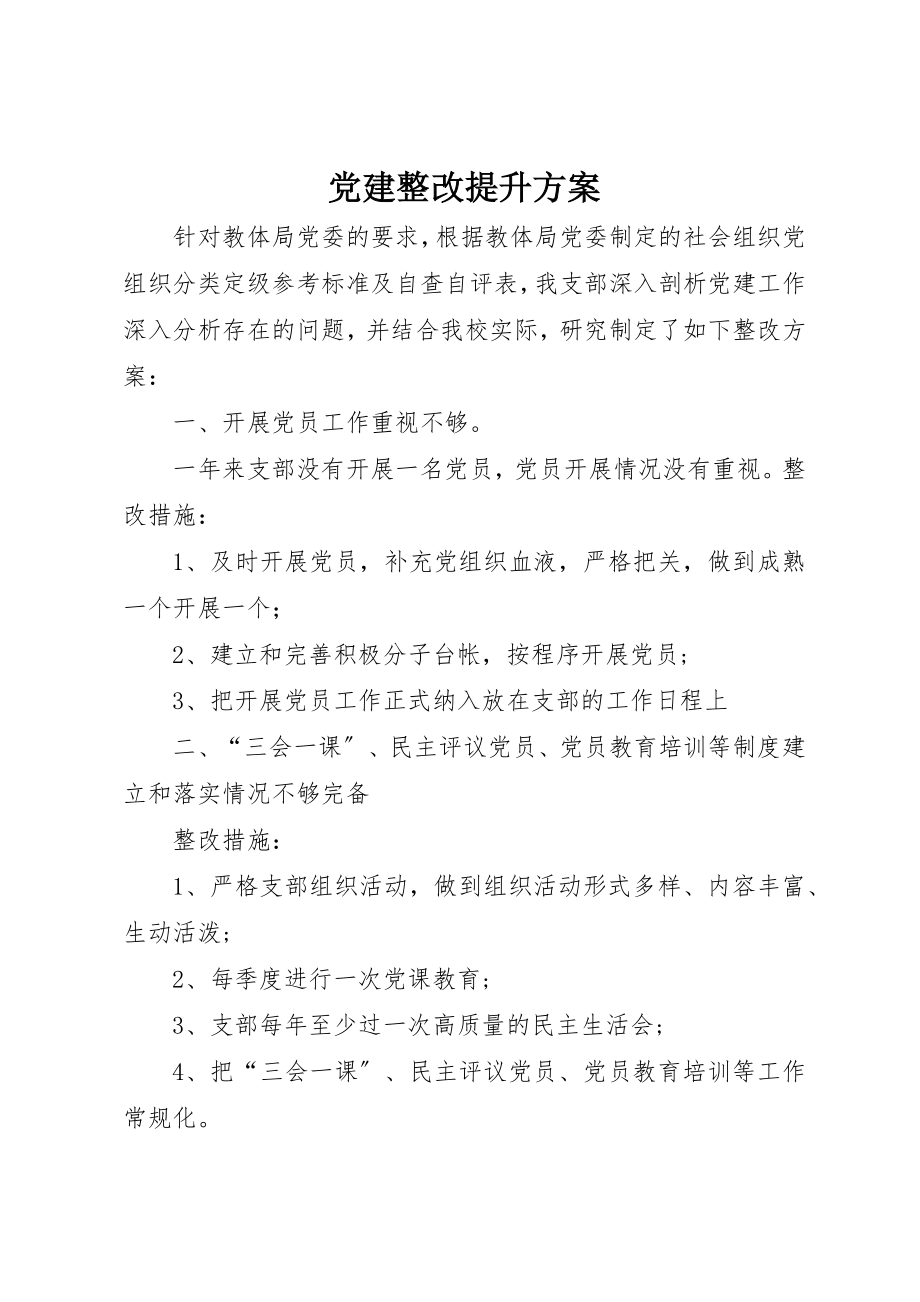 2023年党建整改提升方案.docx_第1页