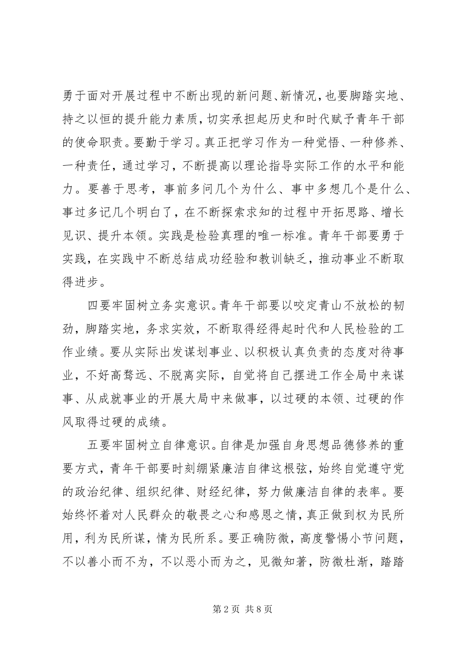 2023年干部牢固树立党的意识党员意识讲话稿.docx_第2页