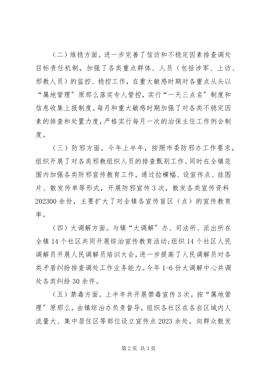 2023年乡镇社会管理综合治理办公室工作总结.docx_第2页