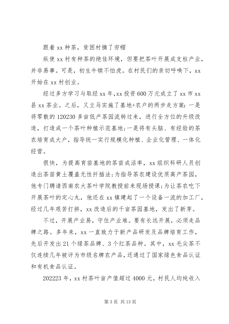 2023年脱贫攻坚工作先进个人事迹材料3篇2.docx_第3页