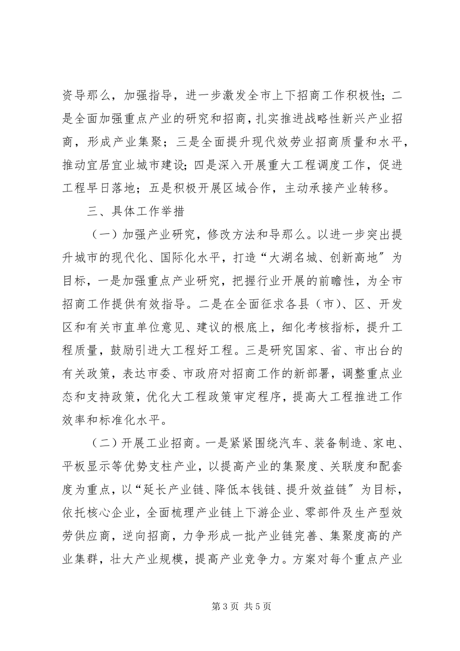 2023年市招商局年度重点工作计划.docx_第3页