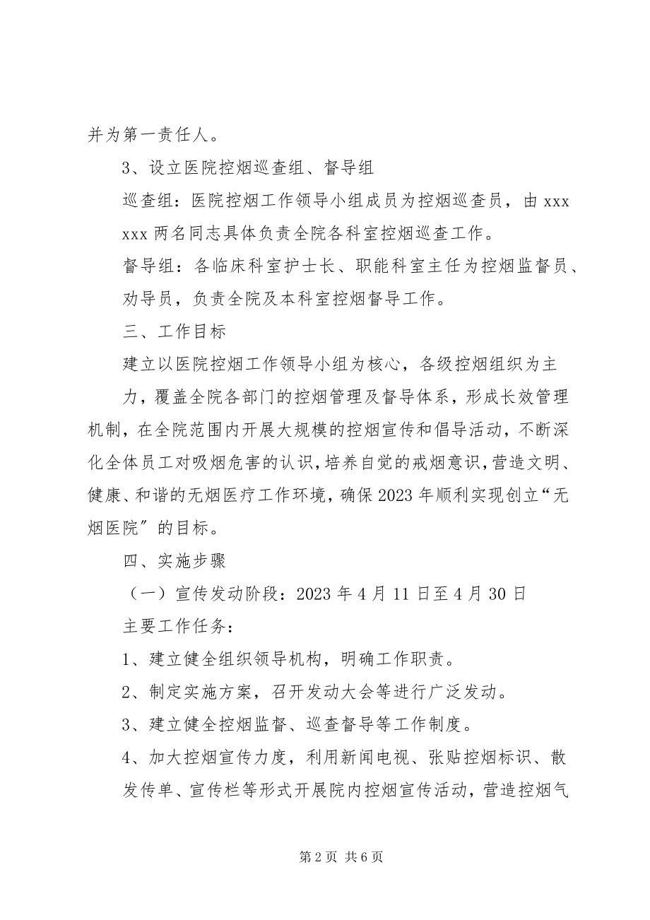 2023年人民医院全面控烟实施方案.docx_第2页