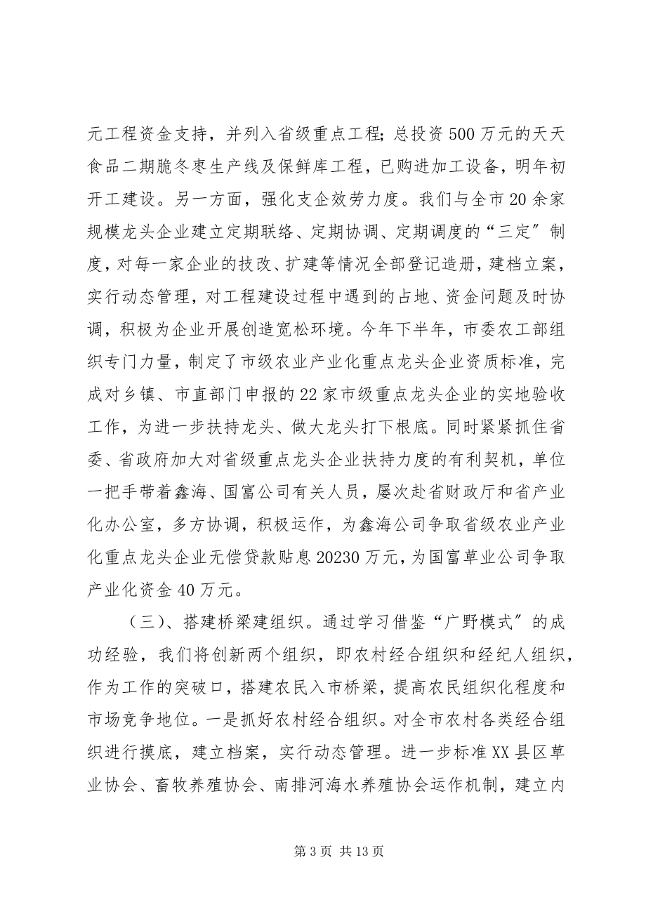 2023年农工部领导班子述职述廉.docx_第3页