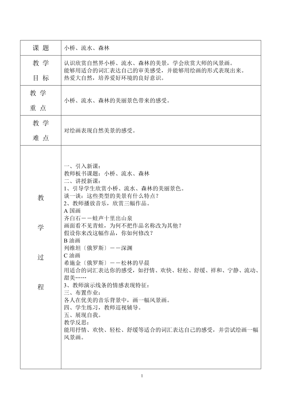 2023年岭南版四年级全册美术教学设计.doc_第1页