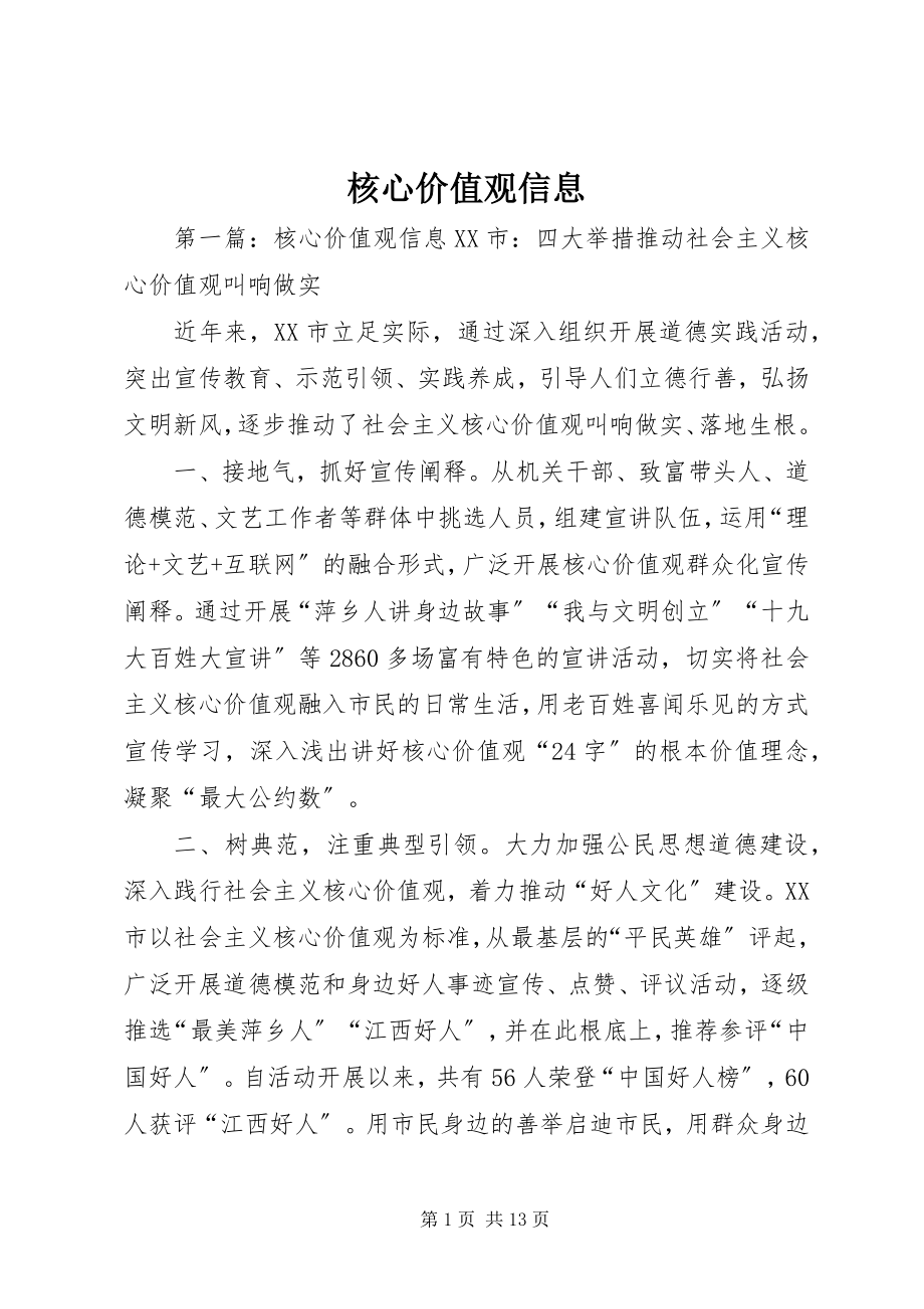 2023年核心价值观信息.docx_第1页