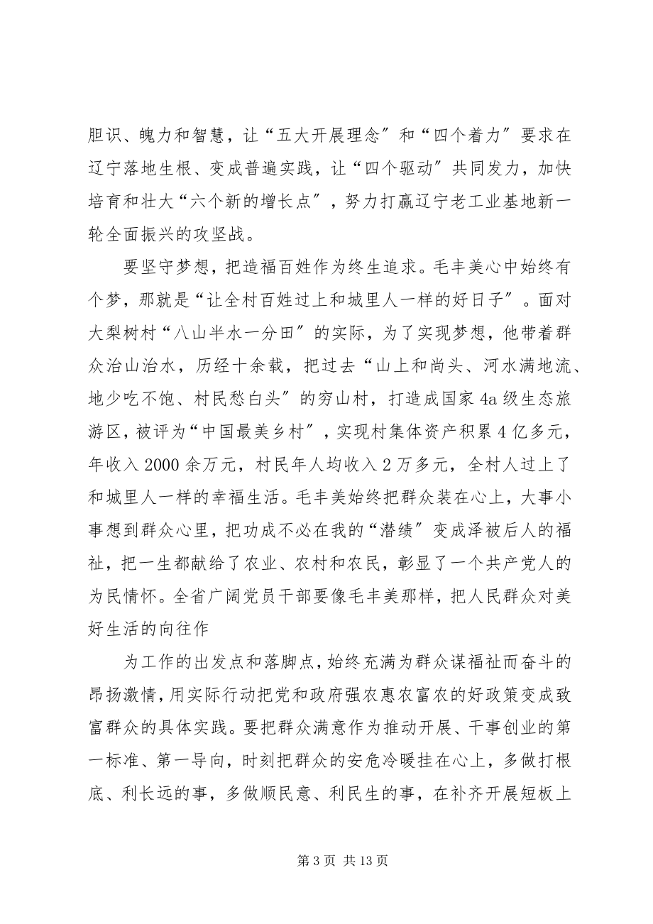 2023年学习毛丰美实干促振兴的体会字.docx_第3页