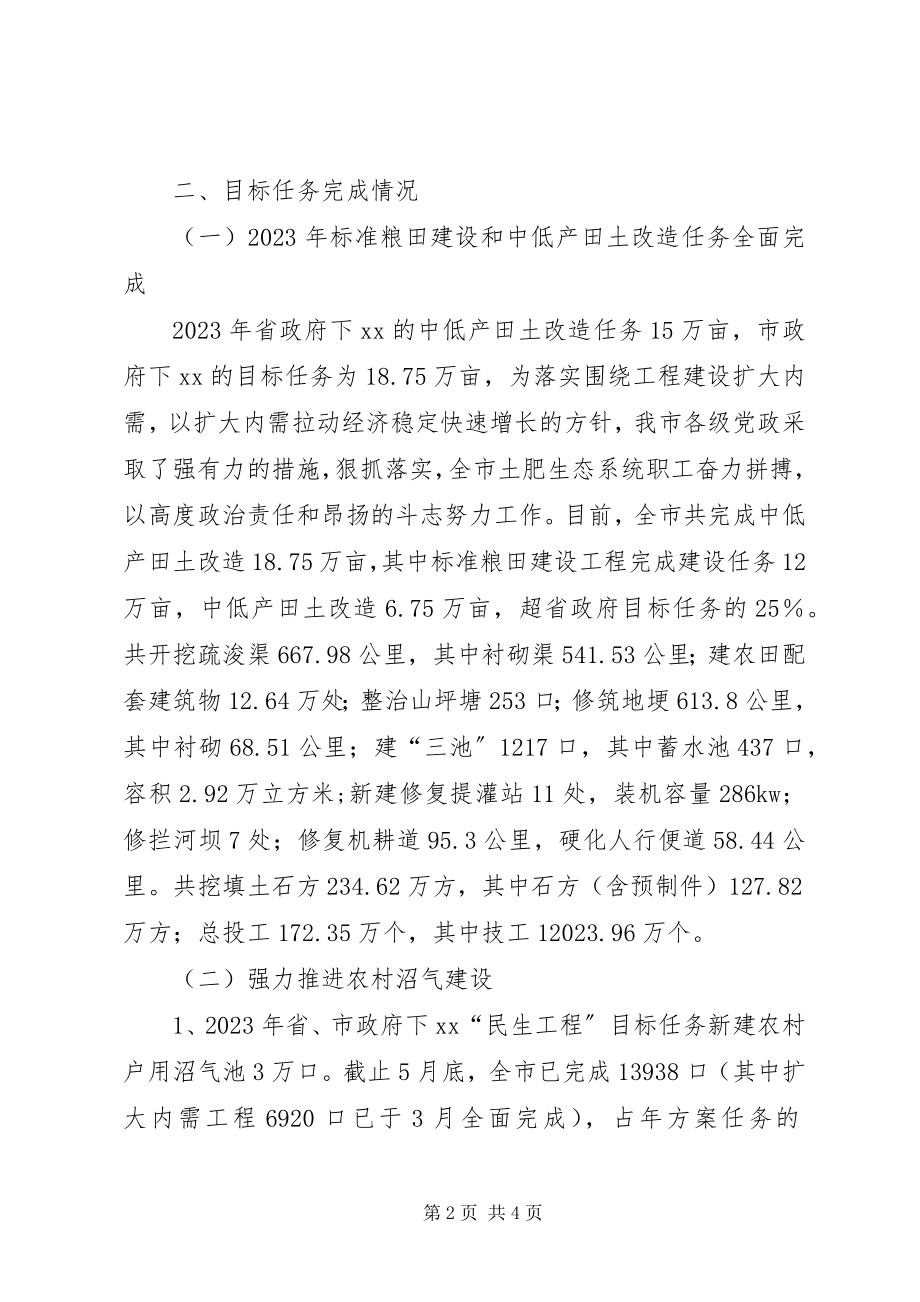 2023年土肥站半年生态能源建设工作总结.docx_第2页